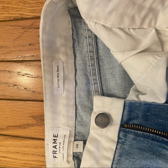 FRAME Le Crop Mini Boot Jeans - Picture 7 of 12